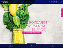 Tablet Screenshot of catering.mazurkas.pl